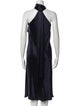 Galvan London Silk Midi Length Dress