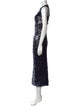 Galvan London Nylon Long Dress