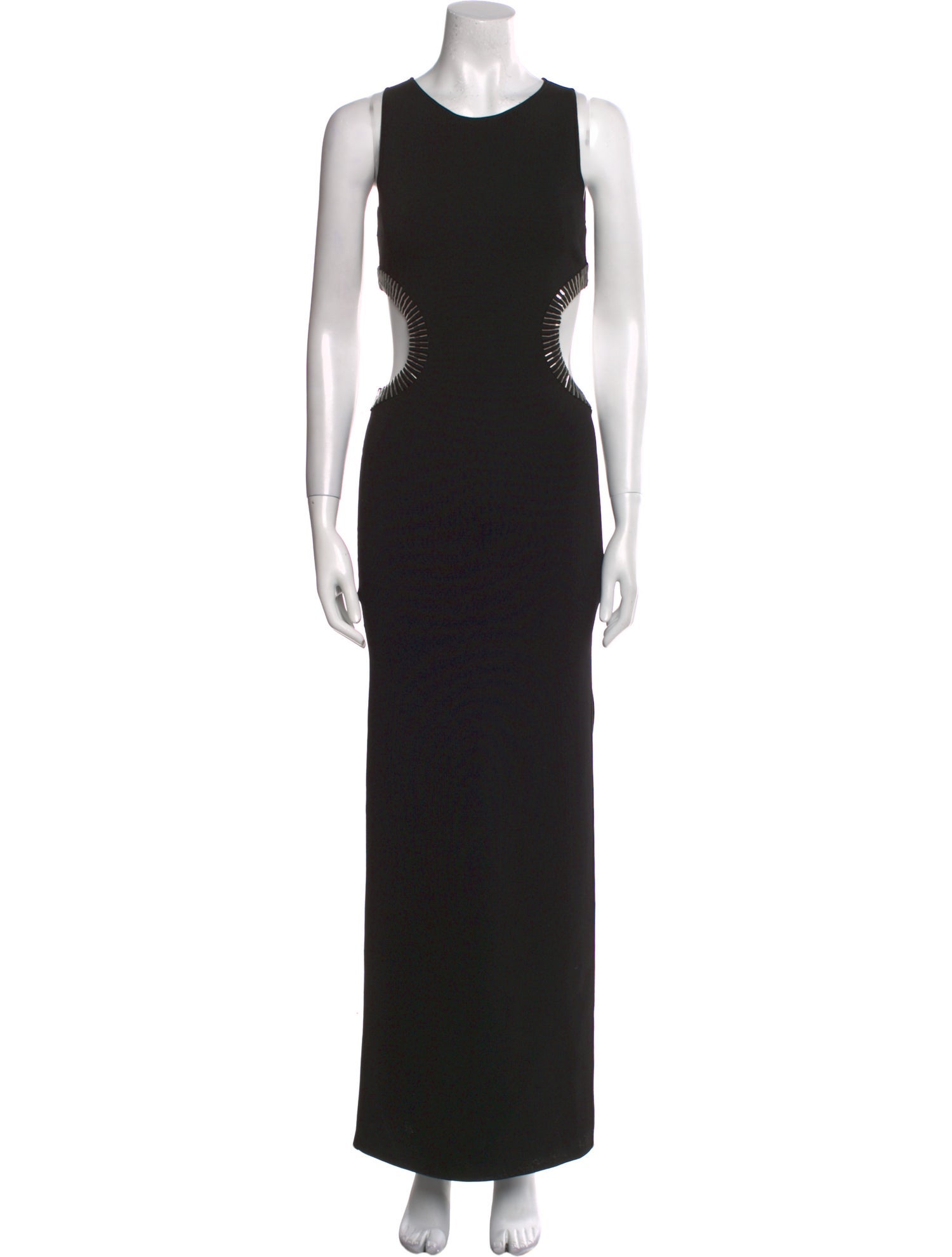 Galvan London Crew Neck Long Dress