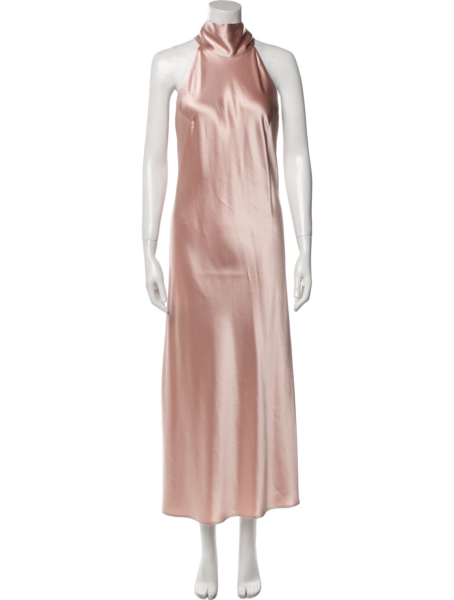 Galvan London Mock Neck Long Dress