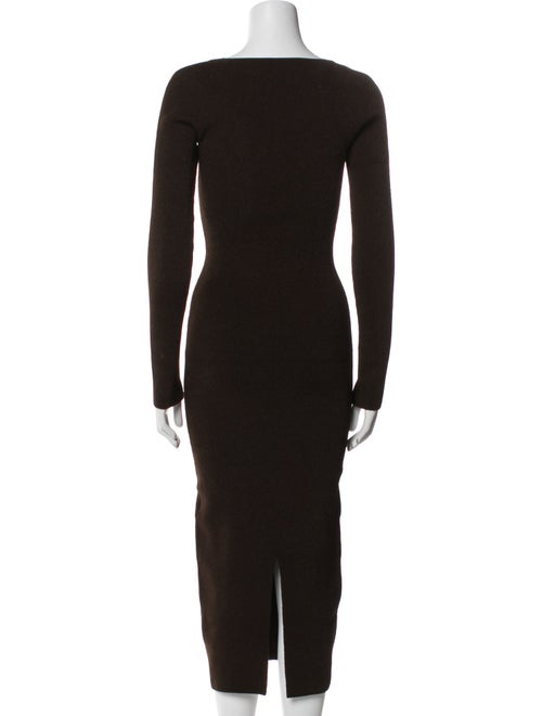 Galvan London Square Neckline Long Dress