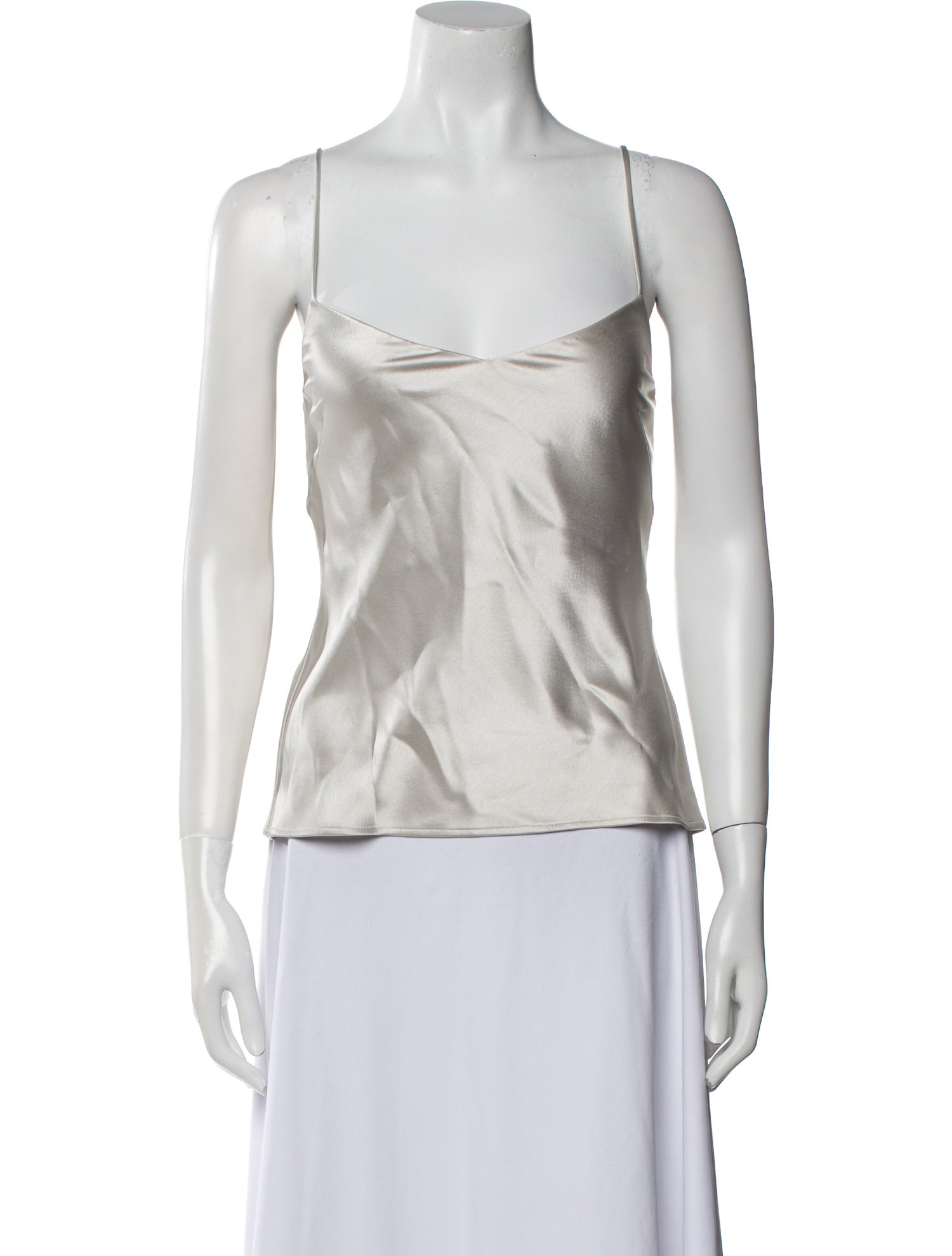 Galvan London Square Neckline Sleeveless Top