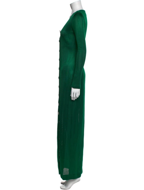 Galvan London V-Neck Long Dress