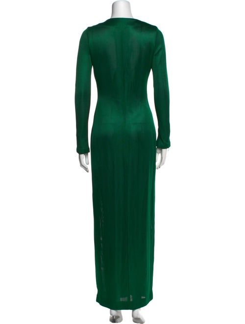 Galvan London V-Neck Long Dress