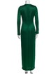 Galvan London V-Neck Long Dress