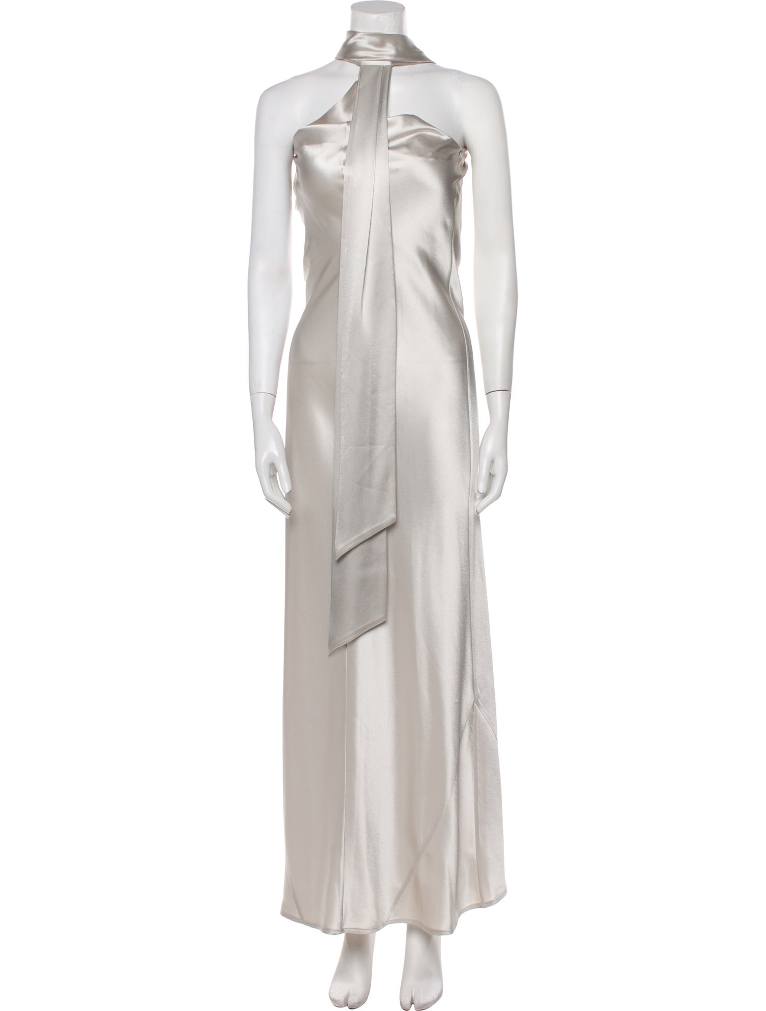 Galvan London Halterneck Long Dress