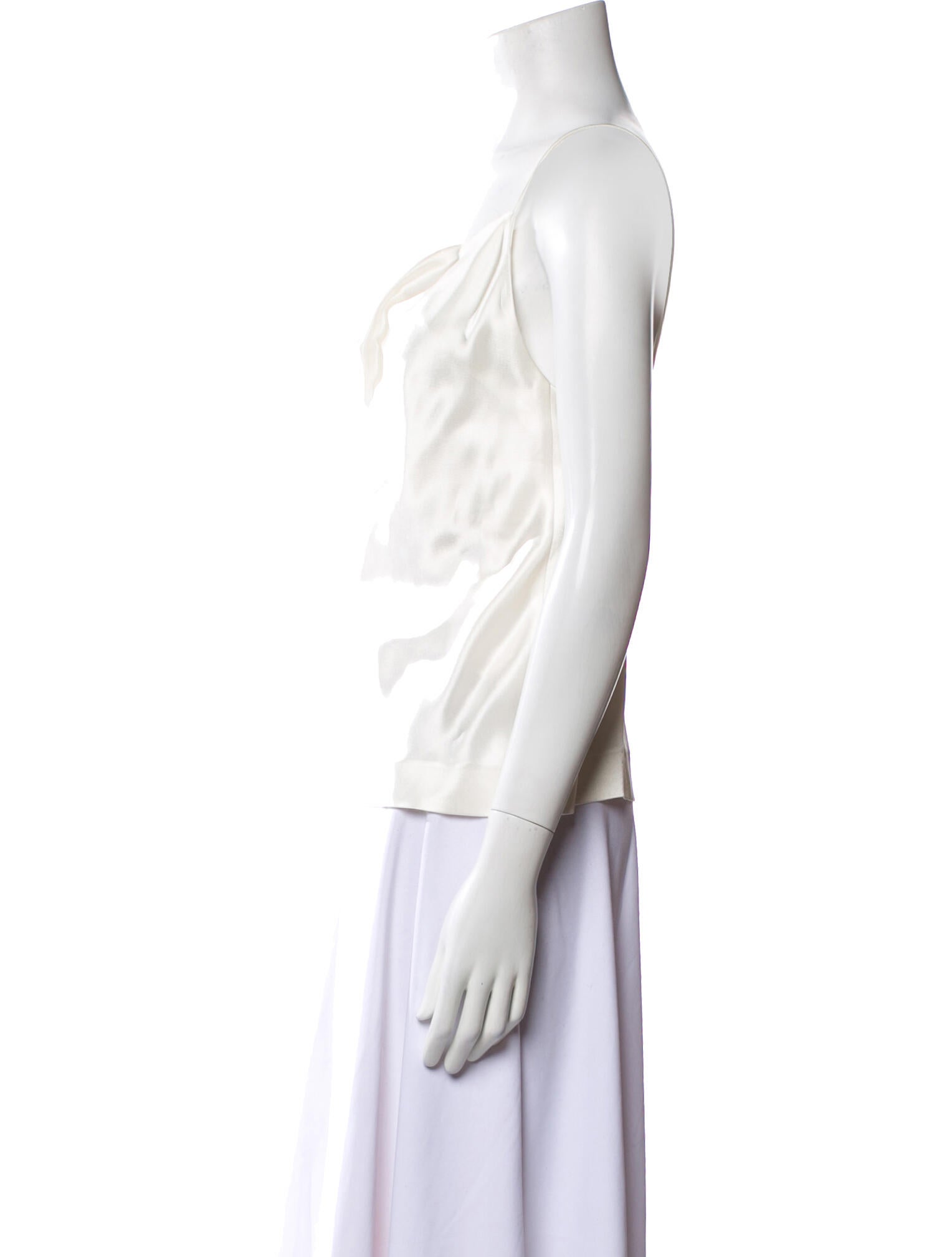 Galvan London Cowl Neck Sleeveless Top