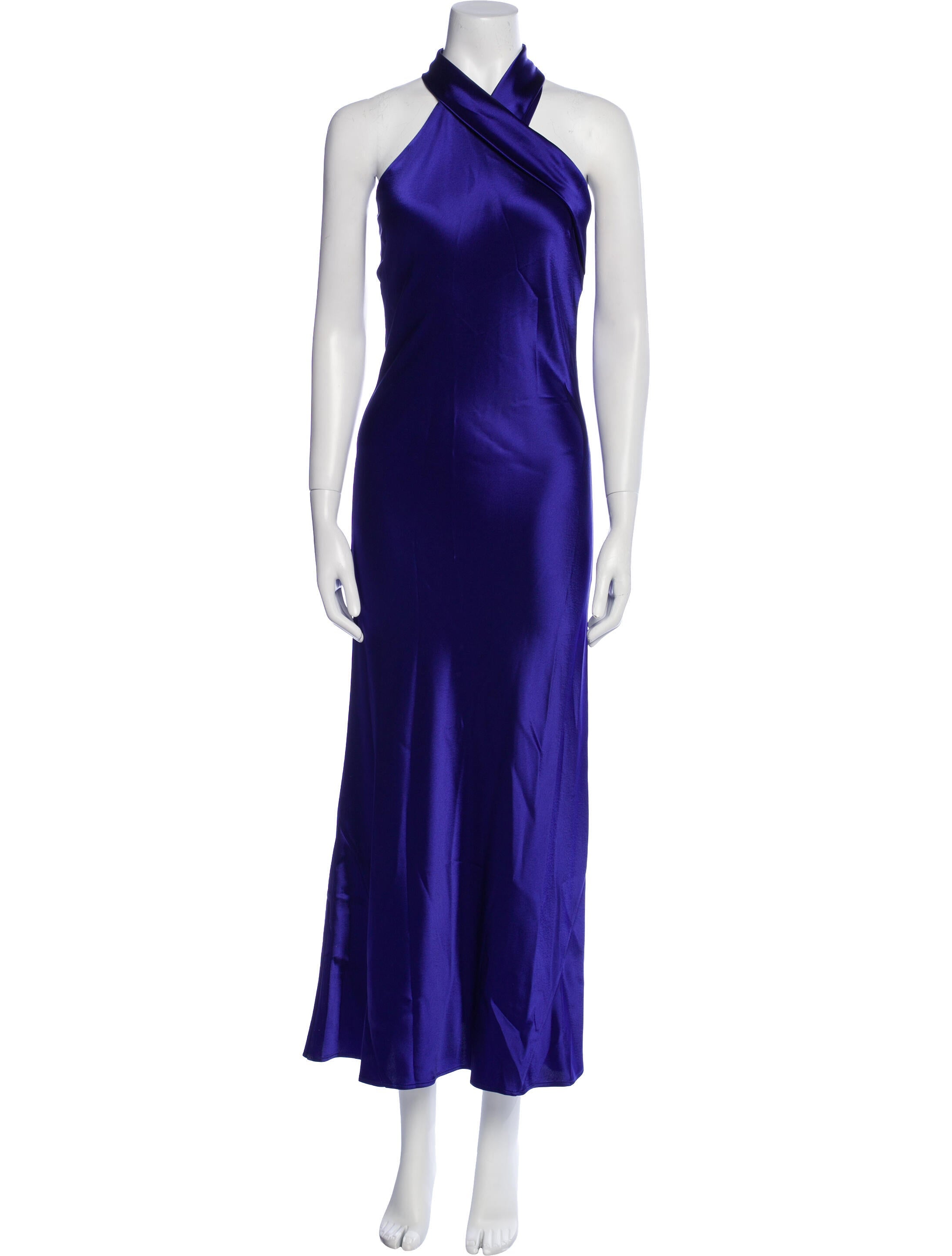 Galvan London Halterneck Long Dress