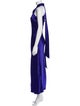 Galvan London Halterneck Long Dress