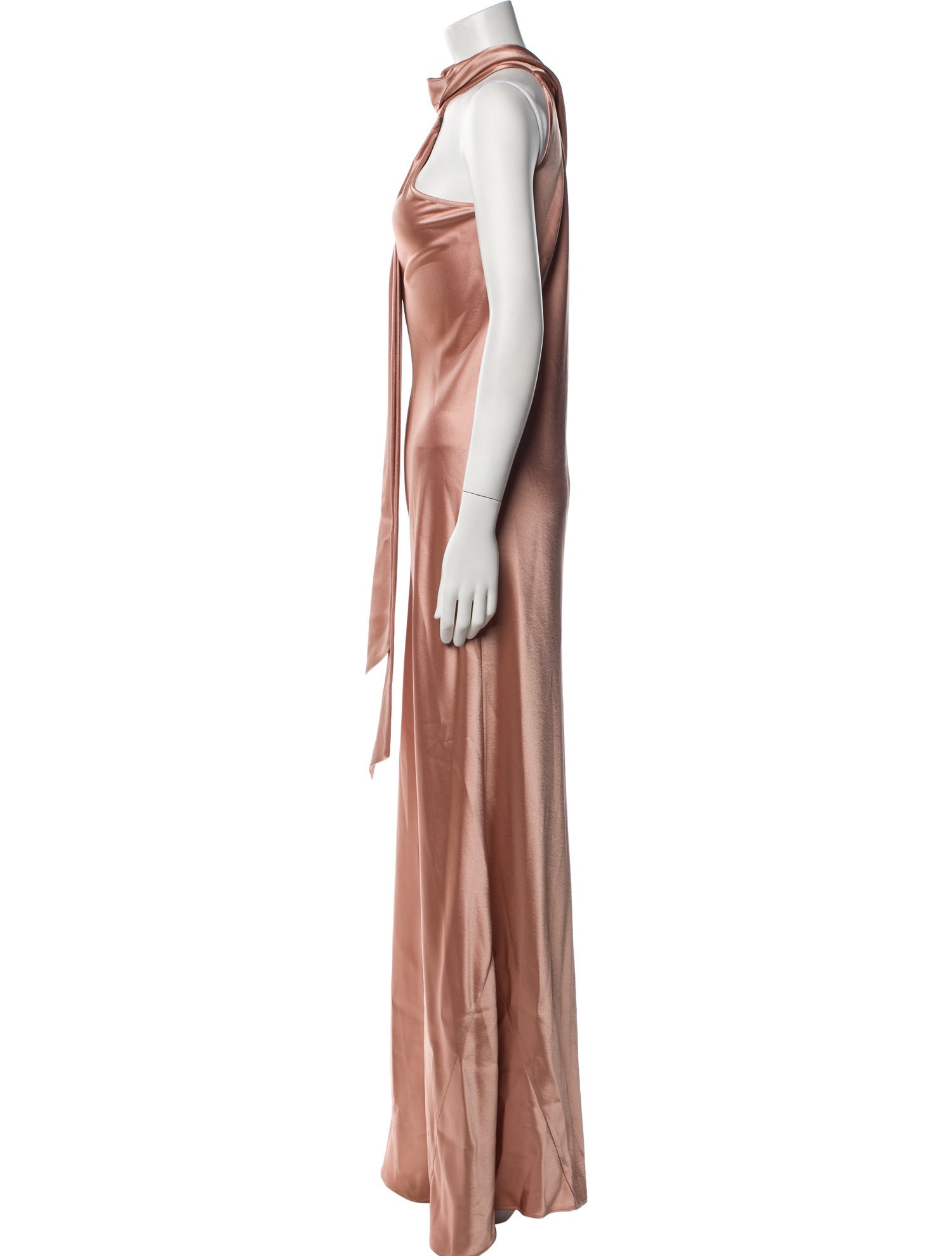 Galvan London Halterneck Long Dress