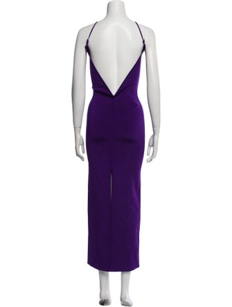 Galvan London Nylon Long Dress