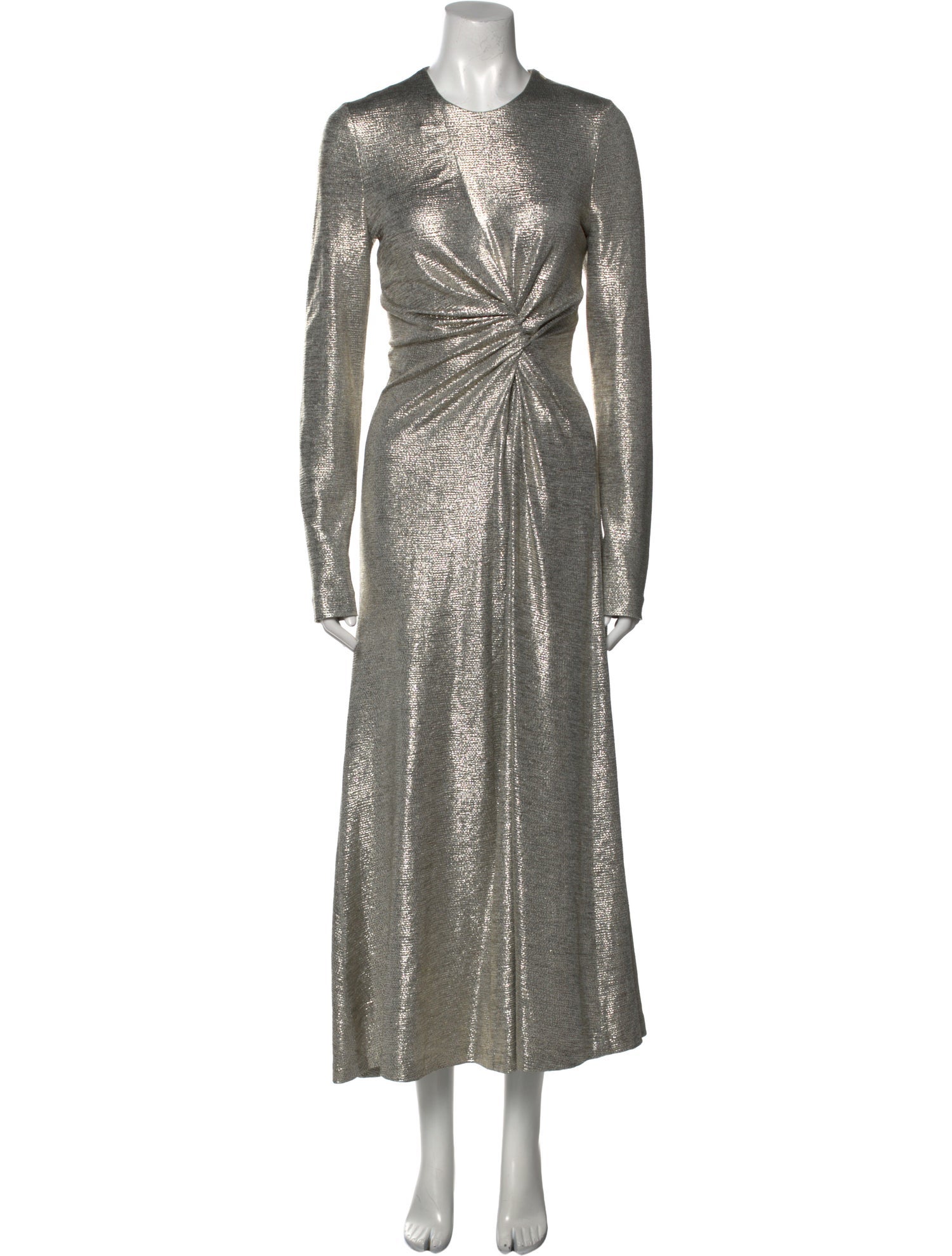 Galvan London Crew Neck Long Dress