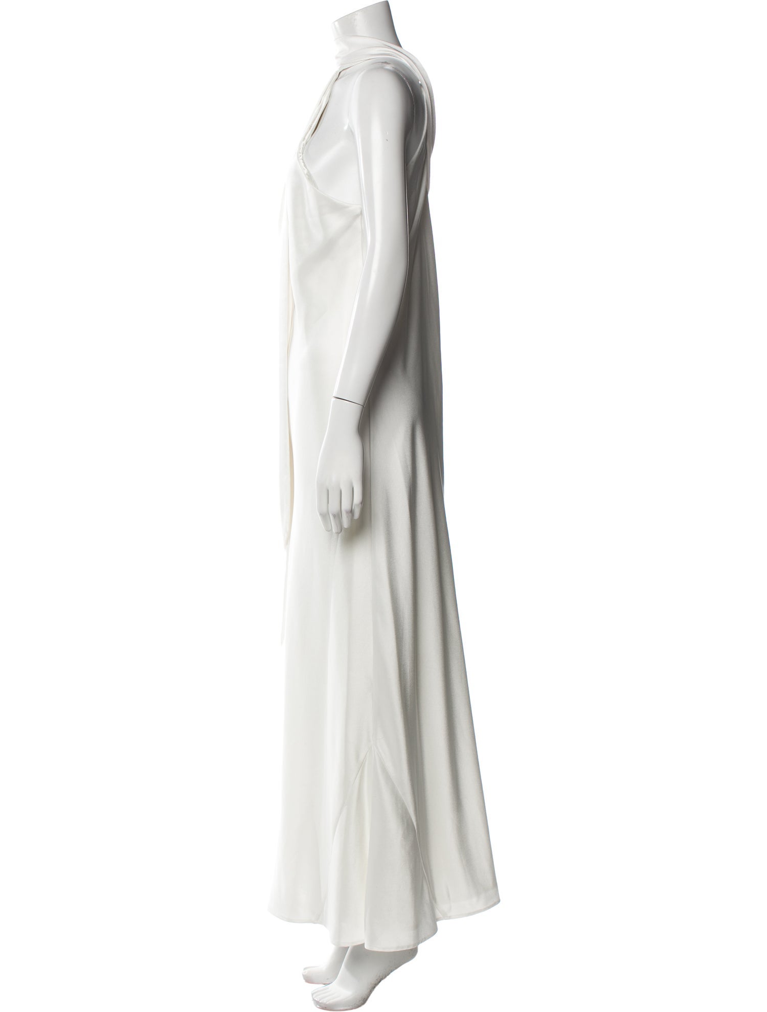 Galvan London Turtleneck Long Dress