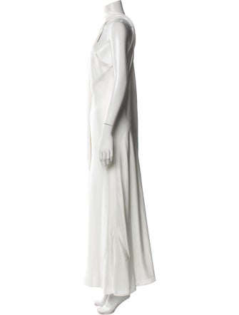 Galvan London Turtleneck Long Dress