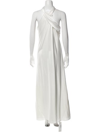 Galvan London Turtleneck Long Dress