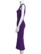 Galvan London Square Neckline Long Dress