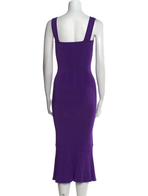 Galvan London Square Neckline Long Dress