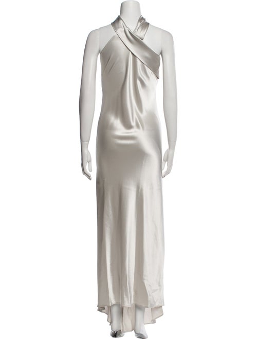 Galvan London Halterneck Long Dress