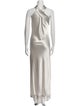 Galvan London Halterneck Long Dress