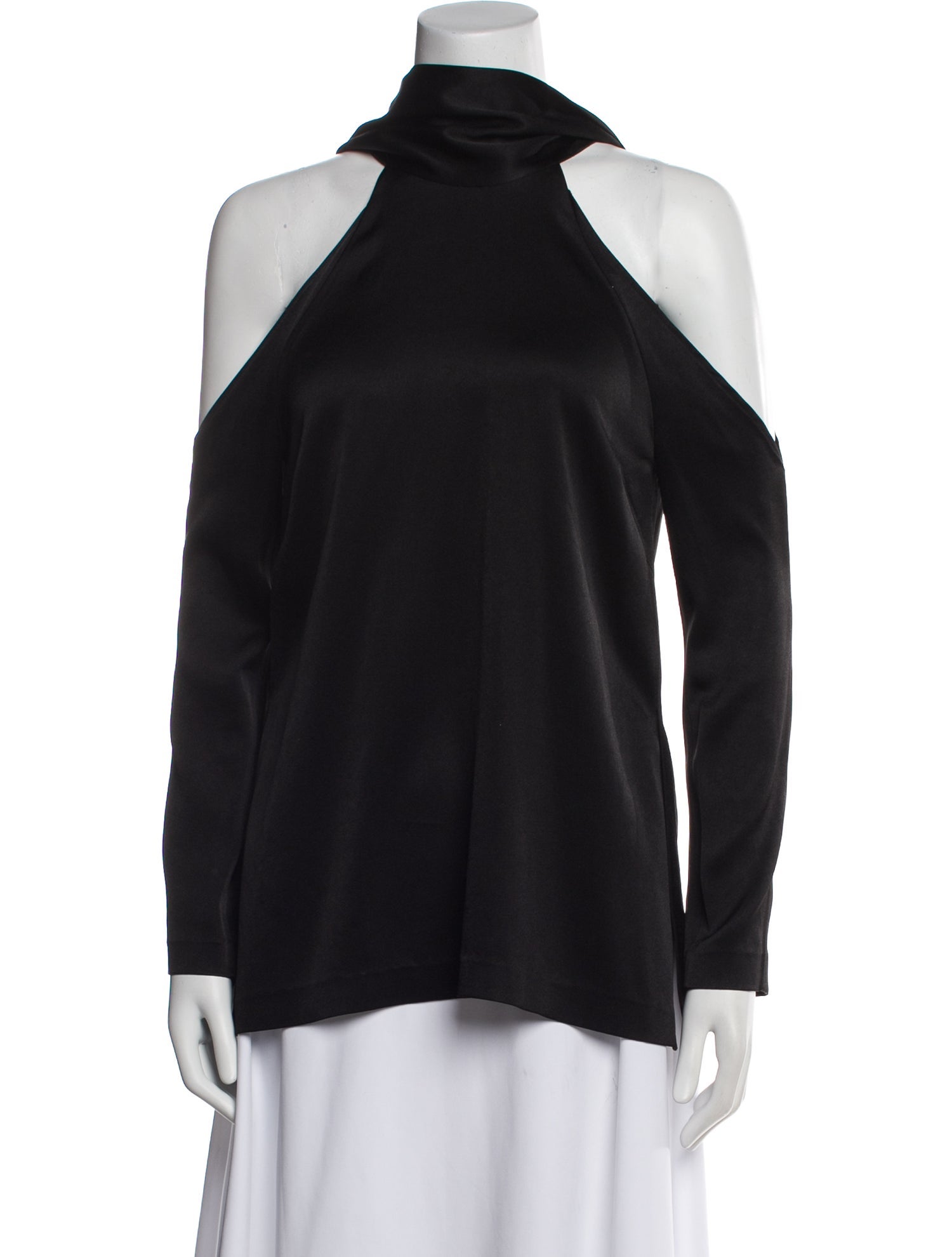 Galvan London One-Shoulder Long Sleeve Sweatshirt