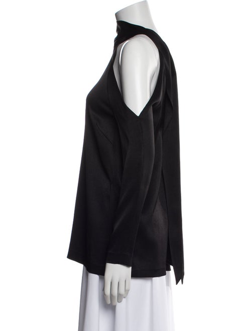 Galvan London One-Shoulder Long Sleeve Sweatshirt