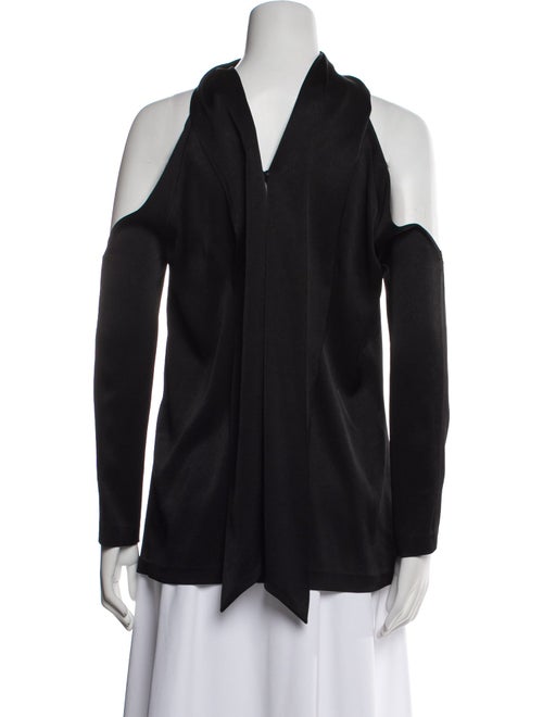 Galvan London One-Shoulder Long Sleeve Sweatshirt