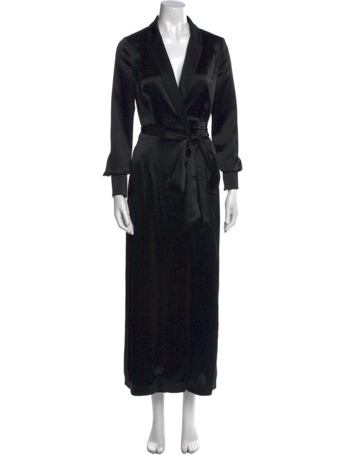 Galvan London V-Neck Long Dress