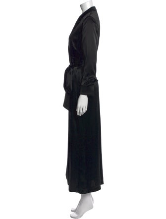 Galvan London V-Neck Long Dress