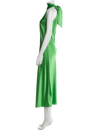 Galvan London Mock Neck Long Dress