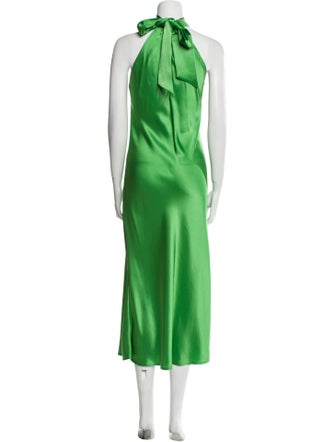 Galvan London Mock Neck Long Dress