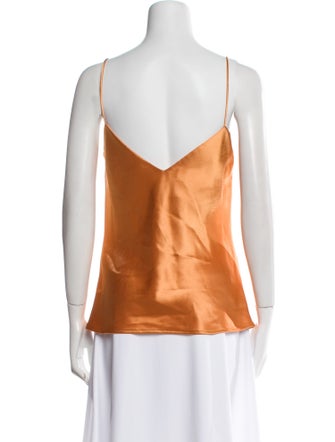 Galvan London V-Neck Sleeveless Top
