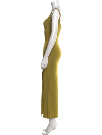 Galvan London Square Neckline Long Dress