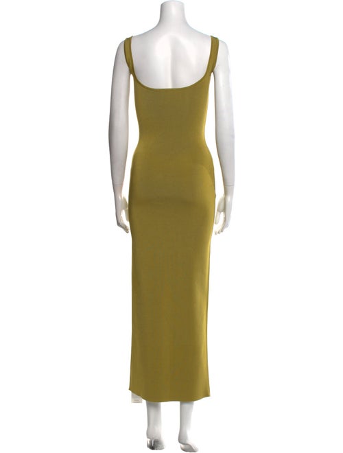 Galvan London Square Neckline Long Dress