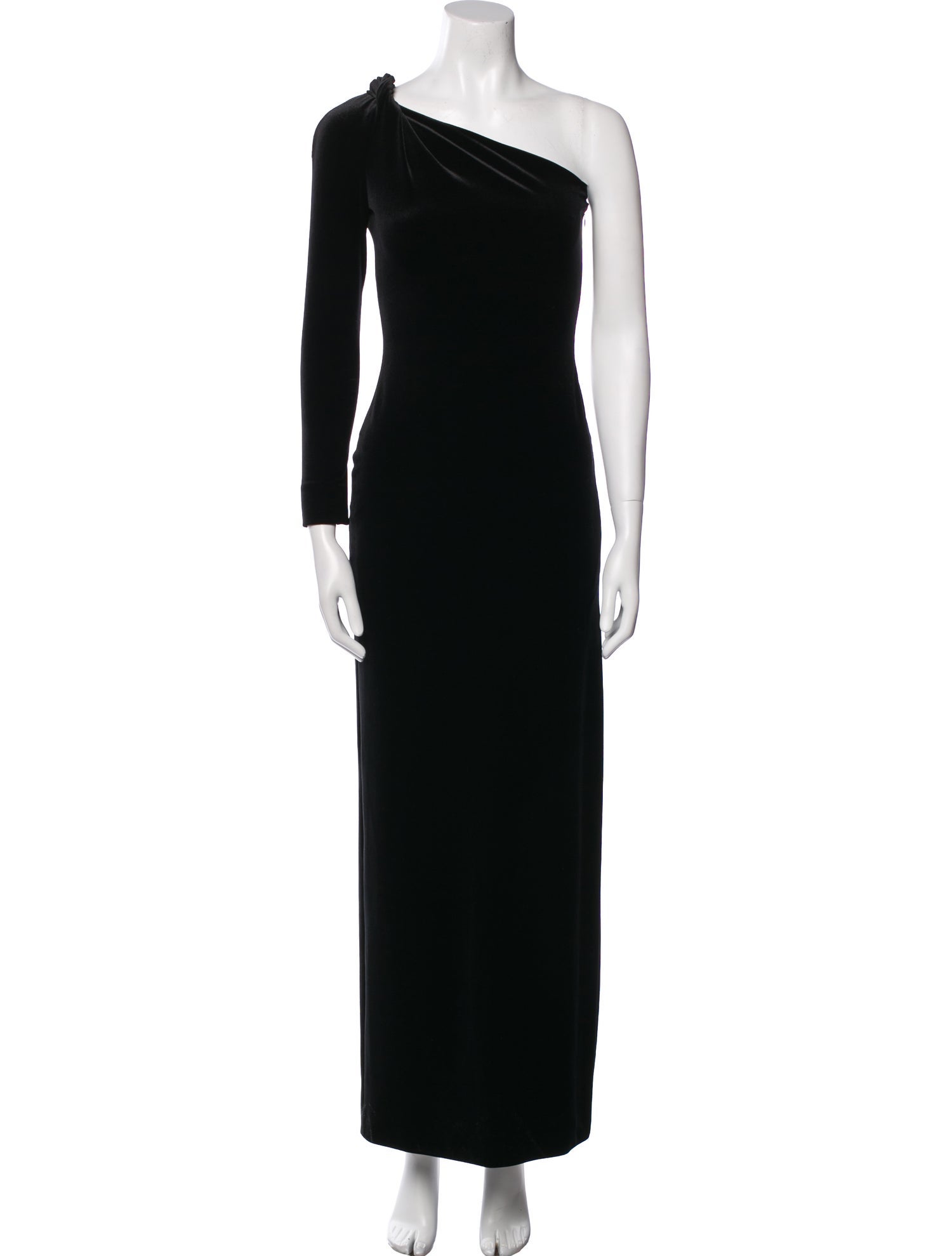 Galvan London One-Shoulder Long Dress