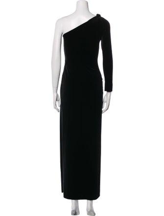 Galvan London One-Shoulder Long Dress