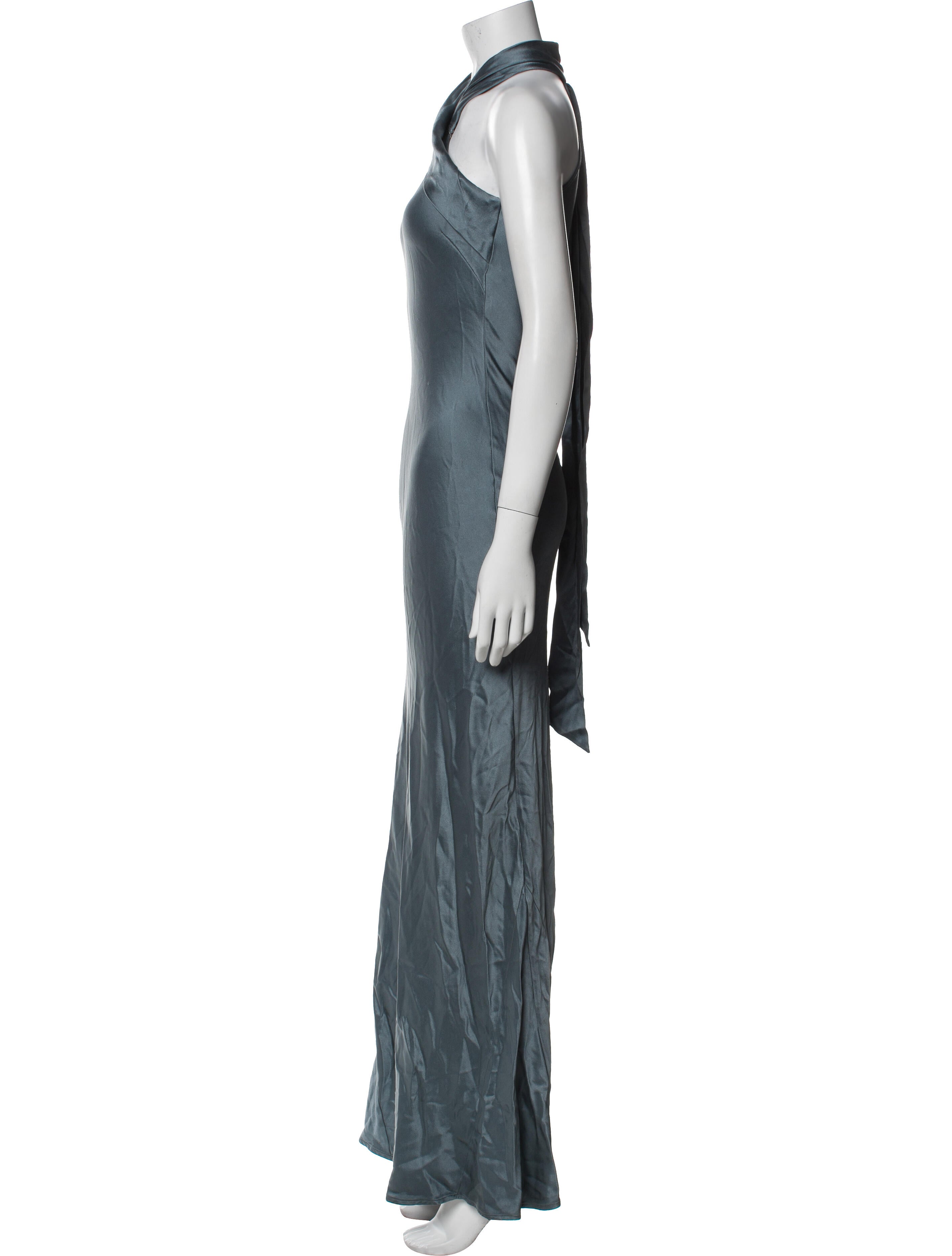 Galvan London Silk Long Dress