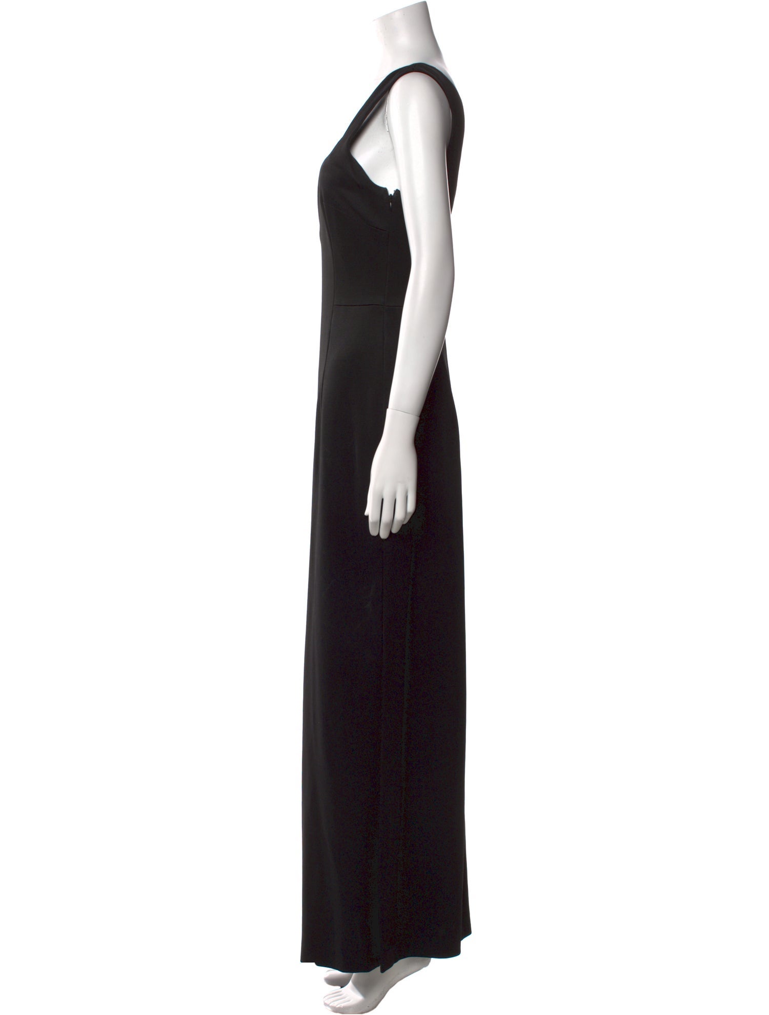 Galvan London V-Neck Long Dress