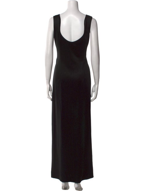 Galvan London V-Neck Long Dress