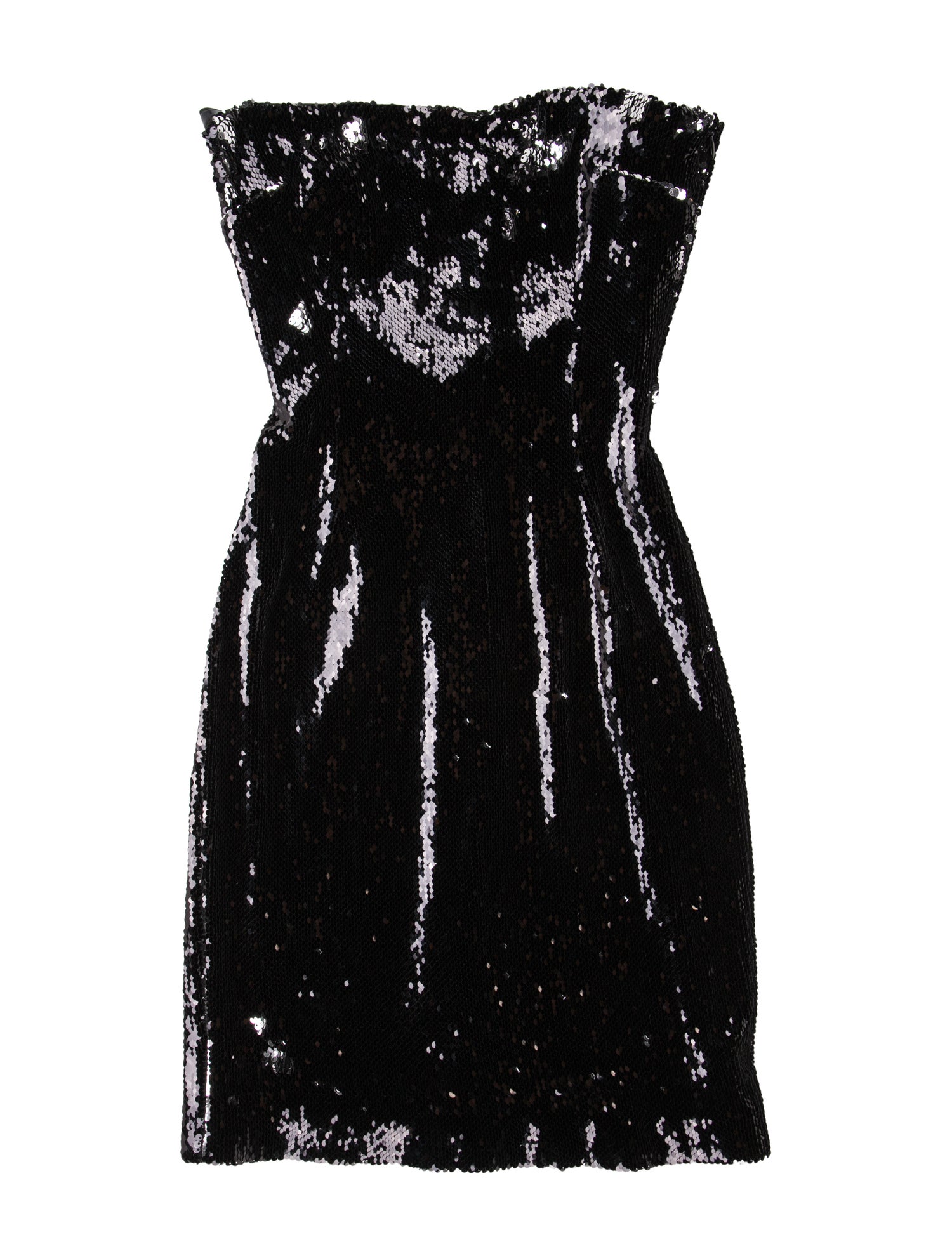 Galvan London Strapless Mini Dress