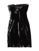 Galvan London Strapless Mini Dress