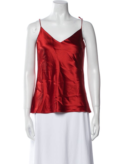 Galvan London V-Neck Sleeveless Top