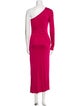 Galvan London One-Shoulder Long Dress
