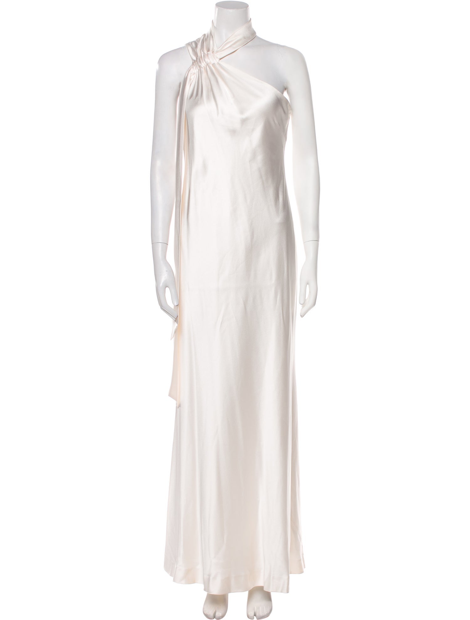 Galvan London One-Shoulder Long Dress