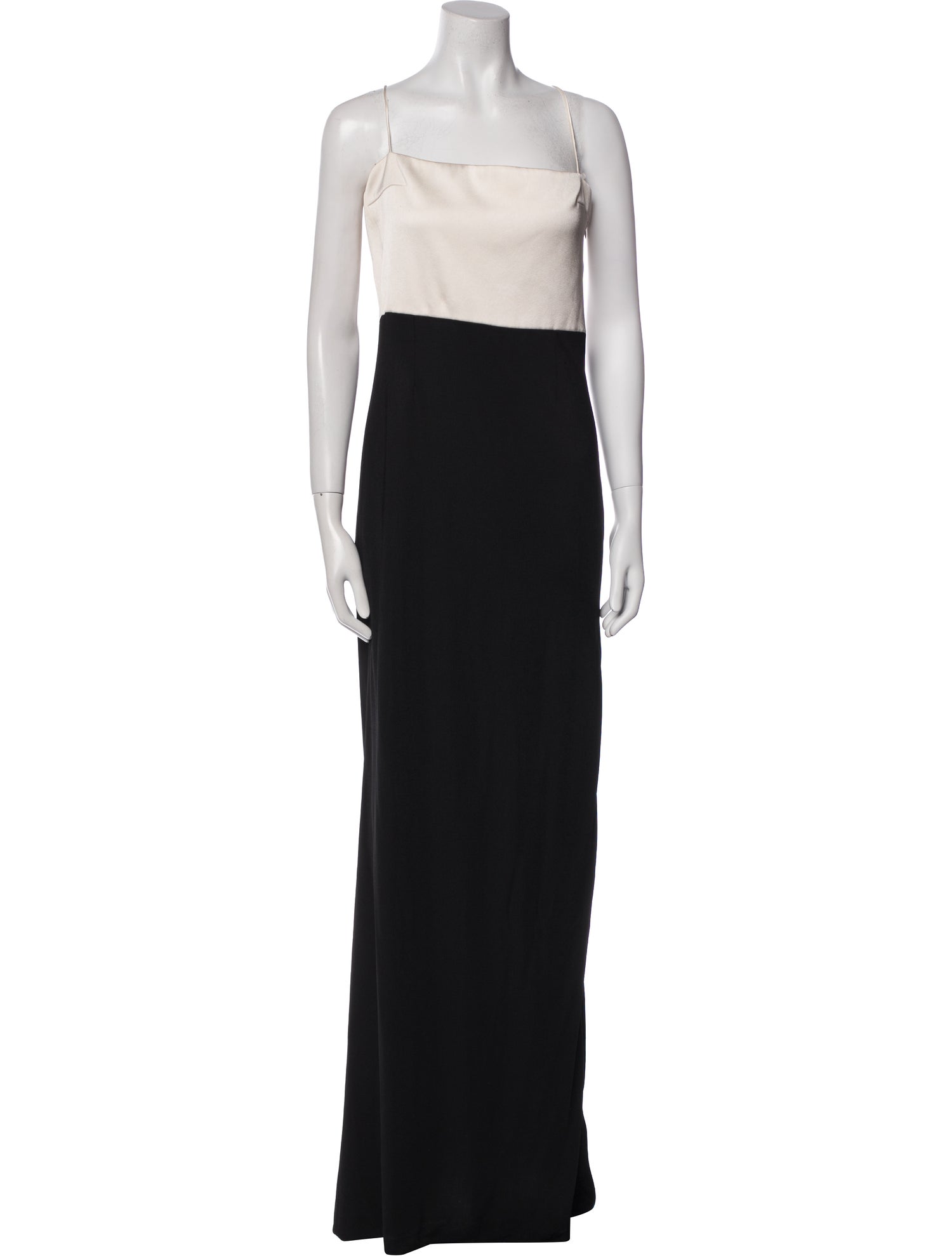 Galvan London Colorblock Pattern Long Dress