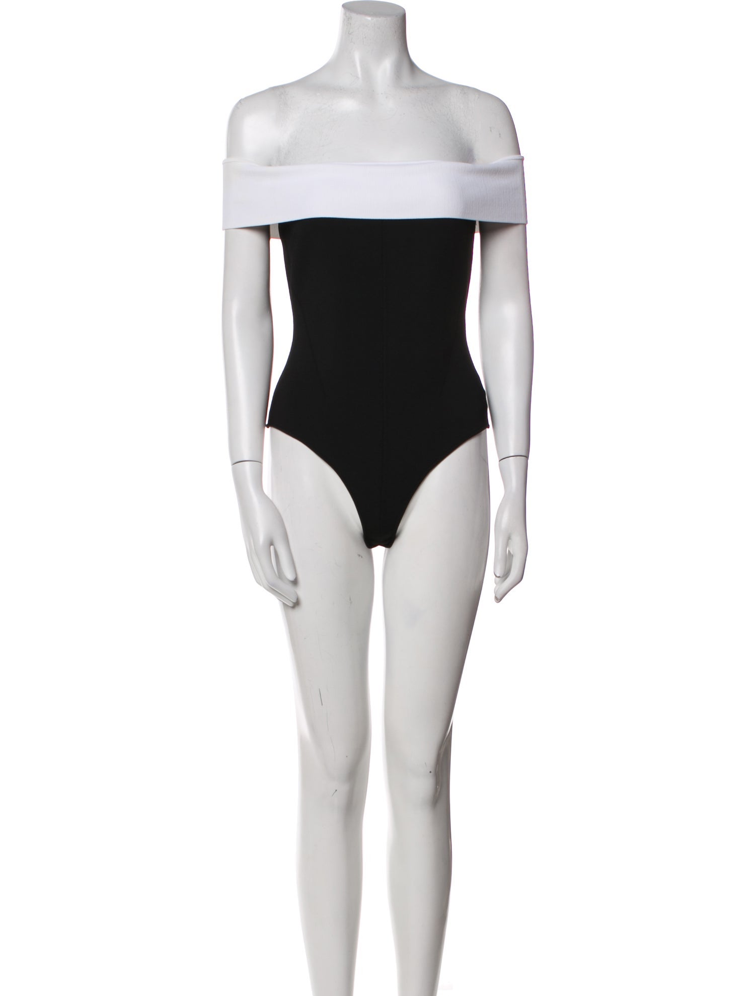 Galvan London Off-The-Shoulder Short Sleeve Bodysuit w/ Tags