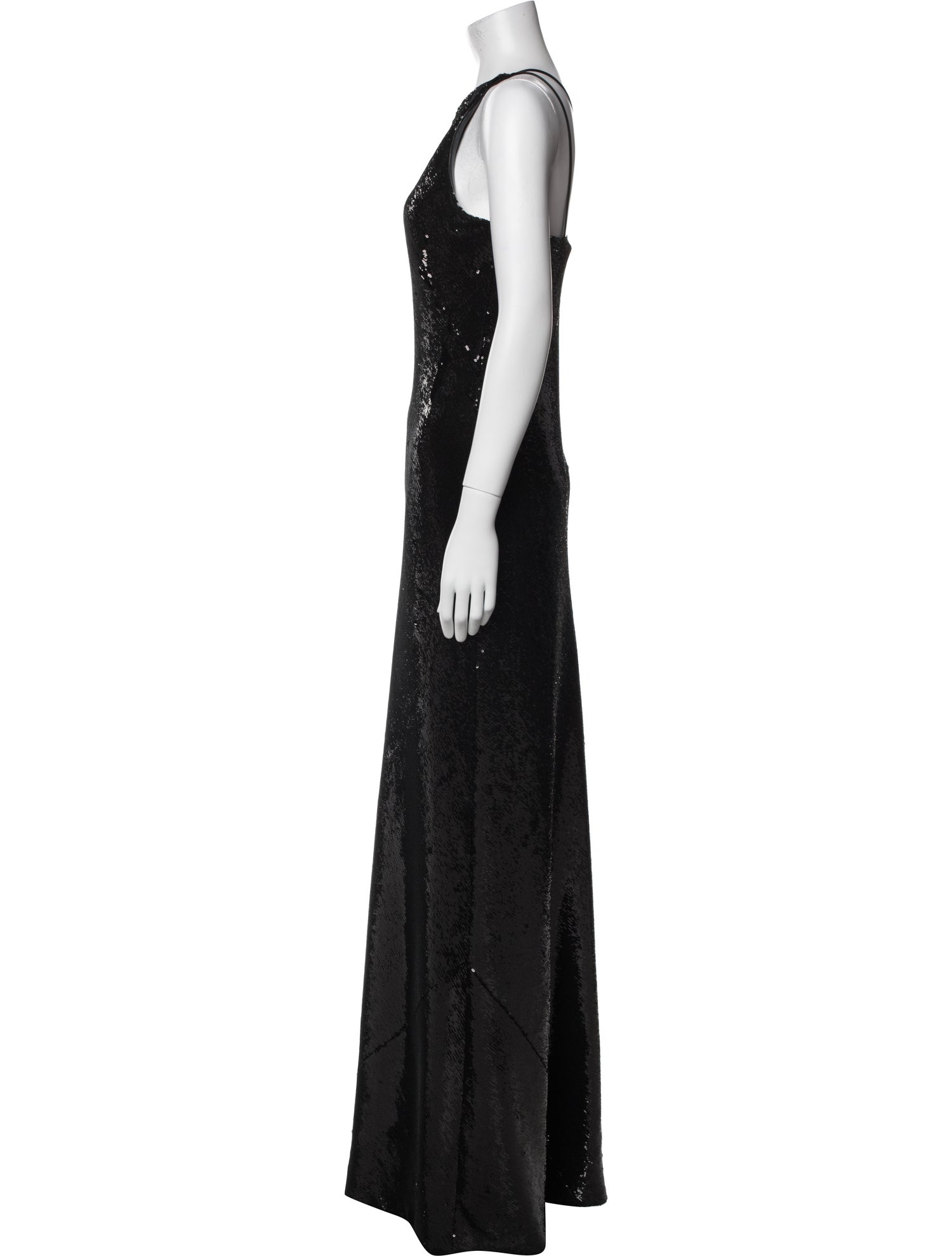 Galvan London One-Shoulder Long Dress