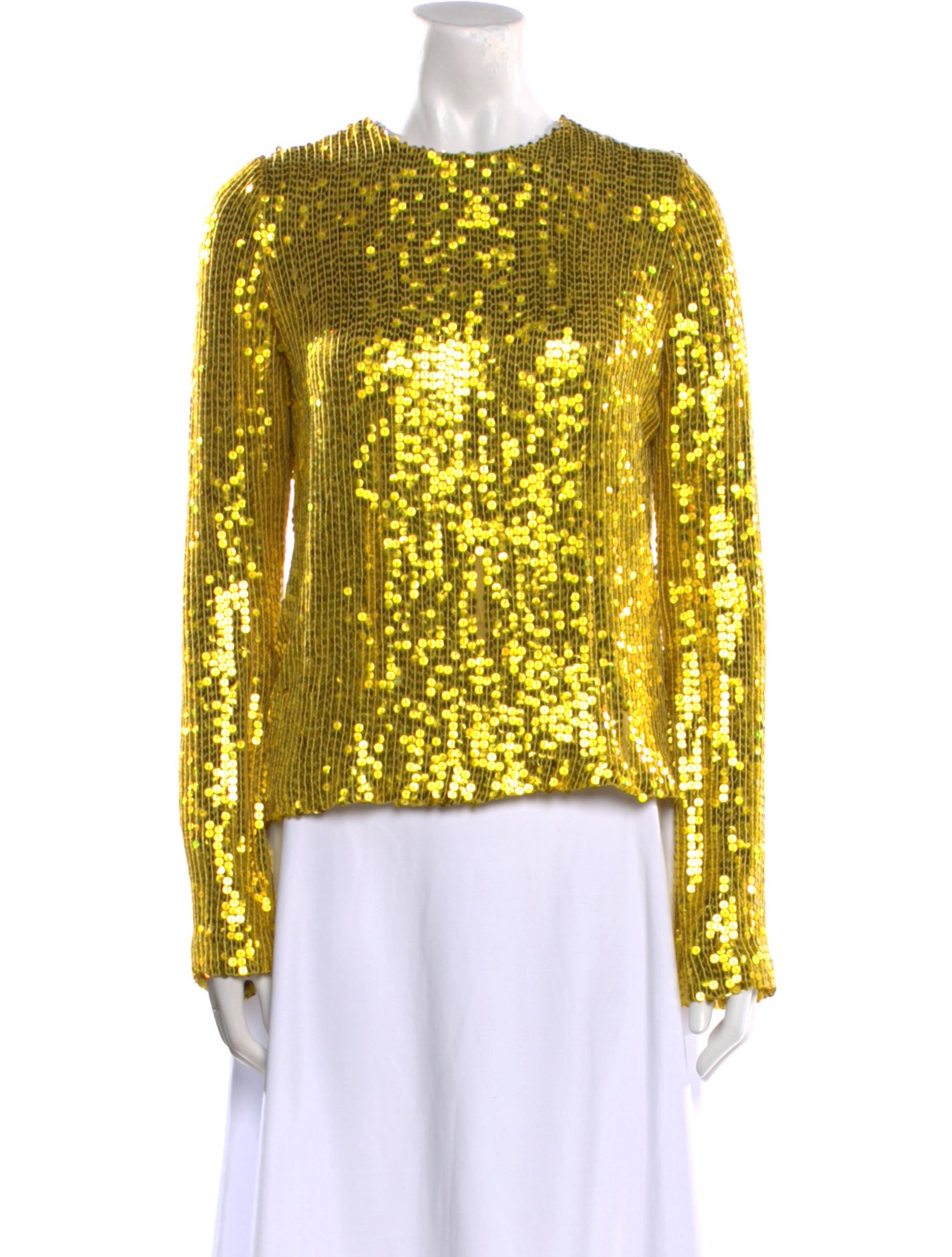 Galvan London Silk Crew Neck Blouse