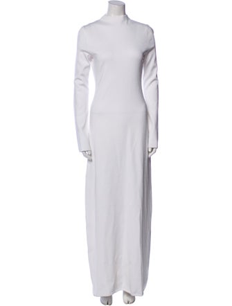 Galvan London Mock Neck Long Dress