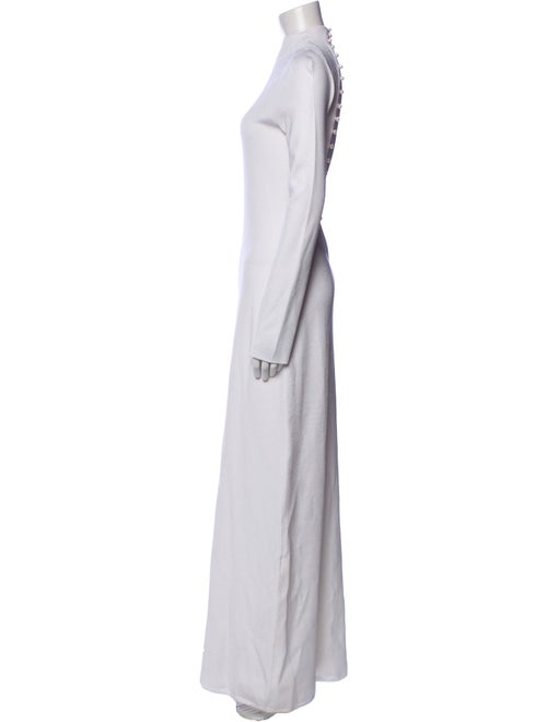 Galvan London Mock Neck Long Dress