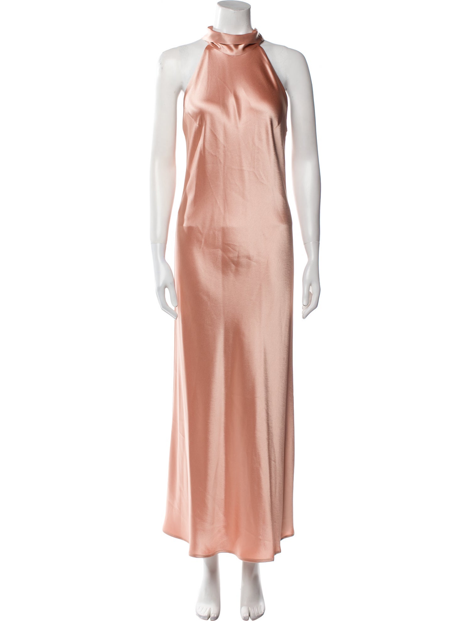 Galvan London Mock Neck Long Dress